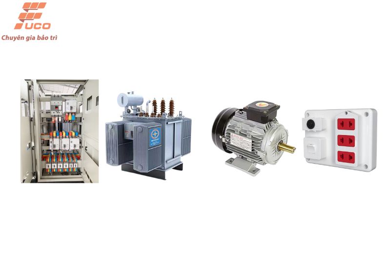 Tủ Phân Phối, Bảng điện, Máy Biến áp, động Cơ điện,