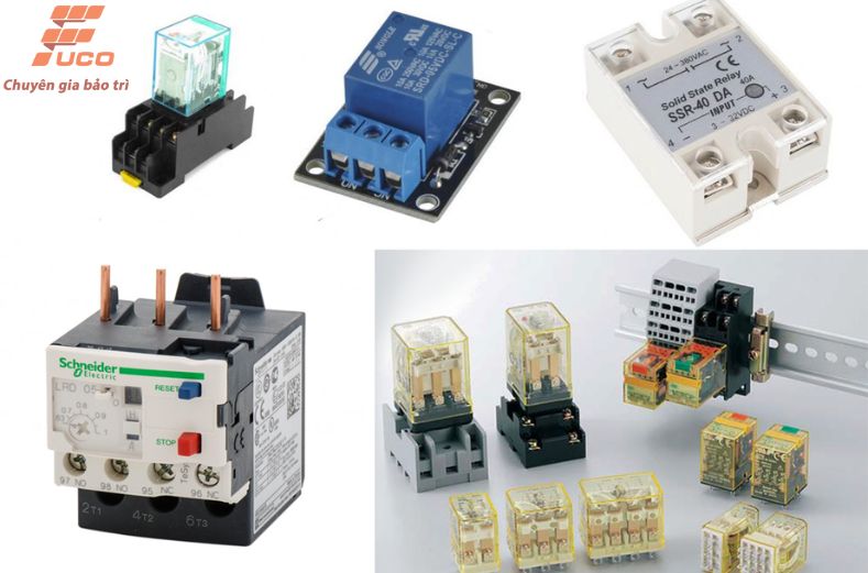 Công Tắc, Rơ Le, Máy Biến áp, Tụ điện